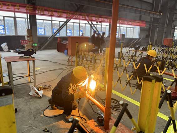 公司舉辦電焊工、電工技術(shù)比武